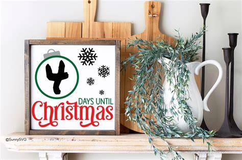Download Free Days Until Christmas SVG For Crafts
