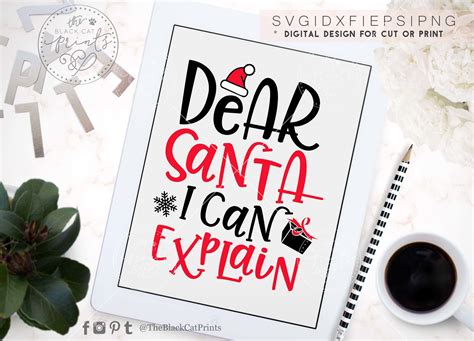 Download Free Dear Santa, I can explain DXF Files