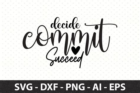 Download Free Decide commit succeed svg Images
