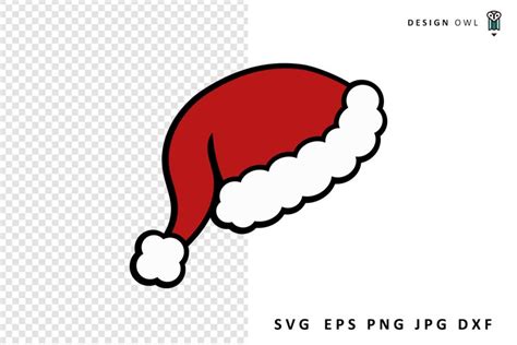 Download Free Deer With Santa Claus Hat Svg File Files For Crafts