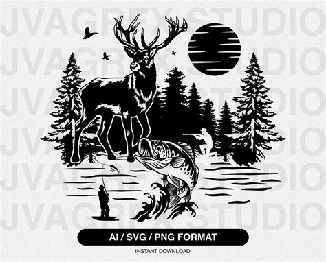 Download Free Deer With Sweater Pattern | Cut File Cricut SVG For Crafts
