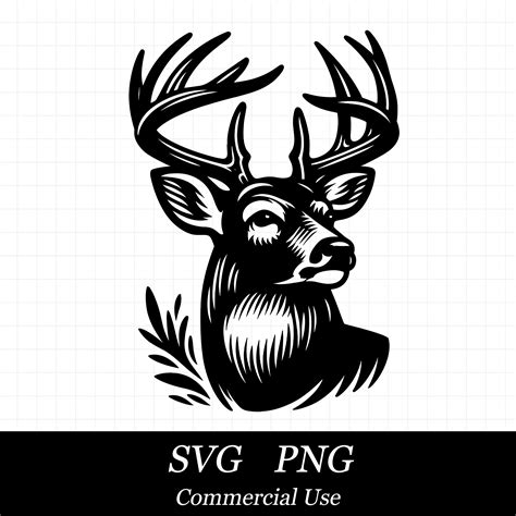 Download Free Deer With Sweater Pattern | Cut File Images