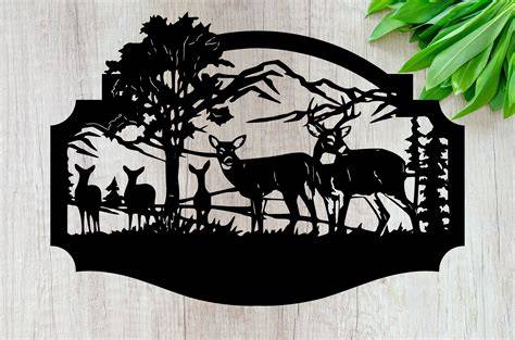 Download Free Deers set SVG Commercial Use DXF Files