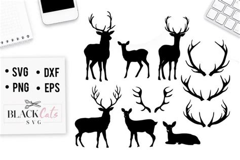 Download Free Deers set SVG Easy Edite