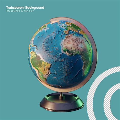 Download Free Desktop World Globe Mockup PSD Generator