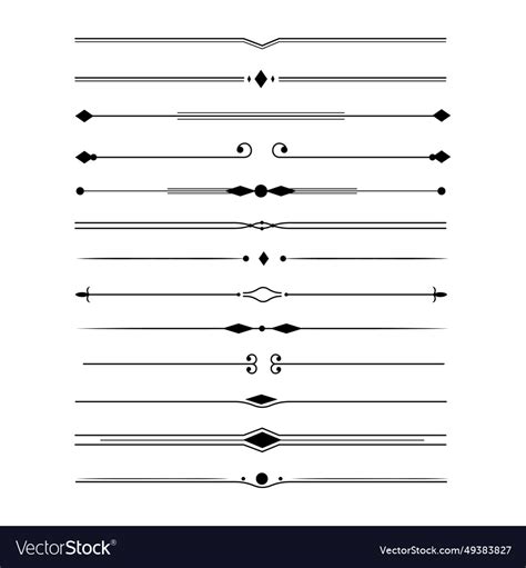 Download Free Devider line set Commercial Use Free PSD Mockups