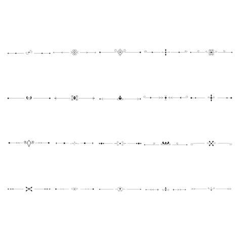 Download Free Devider line set DXF Files