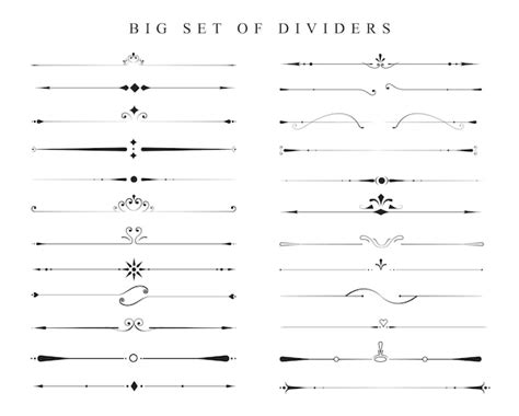 Download Free Devider line set Files DXF Files