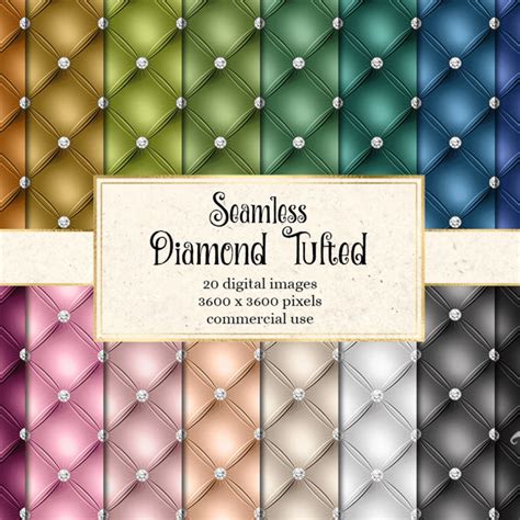Download Free Diamond Tufted Backgrounds, Tufted Digital Paper, Textures Files DXF Files