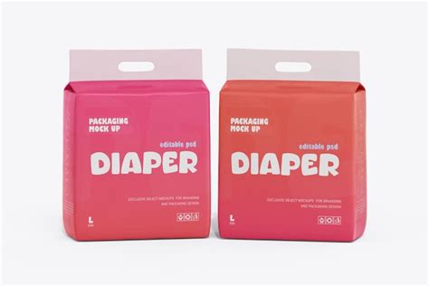 Download Free Diaper Mockup PSD Generator