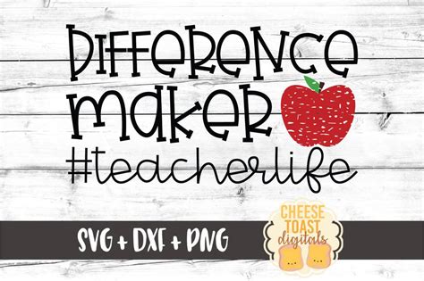 Download Free Difference Maker Teacherlife DXF Files