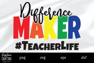 Download Free Difference Maker Teacherlife For Crafts
