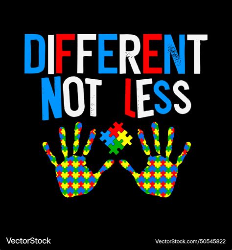 Download Free Different Not Less Autism Awareness Commercial Use