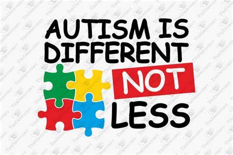 Download Free Different Not Less Autism Awareness Files Free PSD Mockups