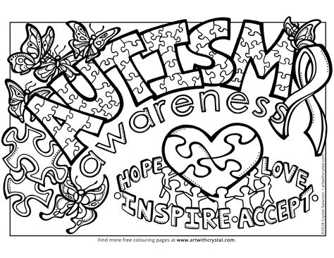 Download Free Different Not Less Autism Awareness Printable