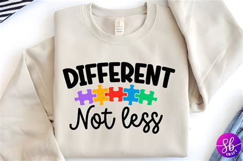 Download Free Different Not Less Autism Cricut SVG Free PSD Mockups