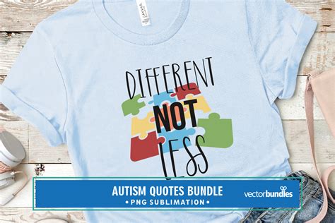 Download Free Different Not Less Autism Silhouette Free PSD Mockups