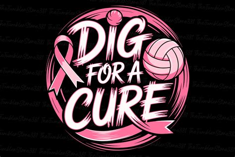 Download Free Dig For A Cure Breast Cancer Awareness Commercial Use DXF Files