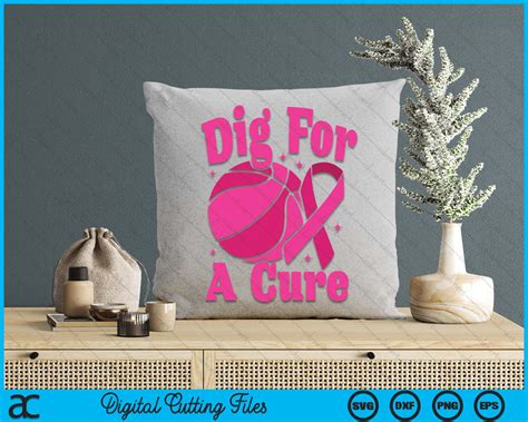 Download Free Dig For A Cure Breast Cancer Awareness Cut Files