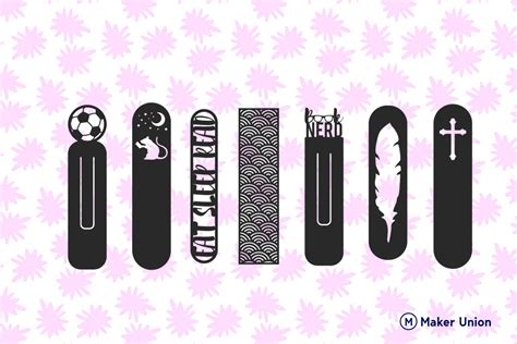 Download Free Digital Bookmarks, Printable Bookmarks Files DXF Files