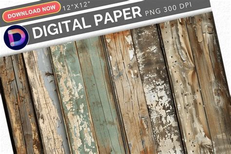 Download Free Digital Paper Pack - Wood textures 1 Commercial Use