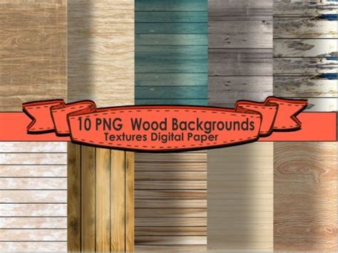 Download Free Digital Paper Pack - Wood textures 2 Commercial Use