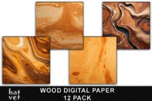 Download Free Digital Paper Pack - Wood textures 2 Files For Crafts