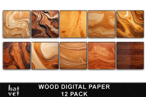 Download Free Digital Paper Pack - Wood textures 2 Files for Cricut