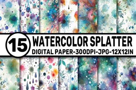 Download Free Digital Splatter Papers, Digital Bookmarks Papers Commercial Use For Crafts