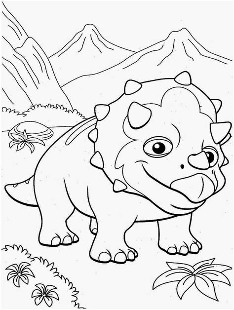 Free Dinosaur Printable Coloring Pages