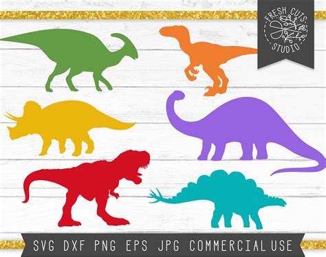 Download Free Dinosaurs - SVG File, DXF File For Silhouette