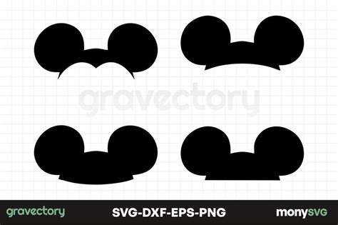 60+ Free Disney Ears Svg, Mickey Mouse Head Outline Svg Png Disney Ears Cut File Cricut Vector