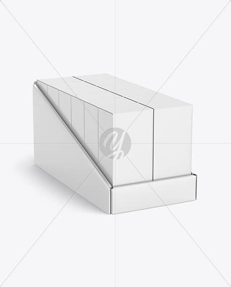 Download Free Display Box with Boxes Mockup - Half Side View (High-Angle Shot)
PSD Generator