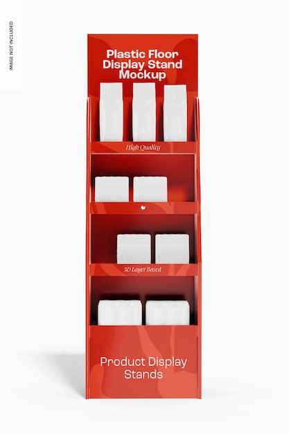 Download Free Display Stand Mockup - Front View PSD Generator