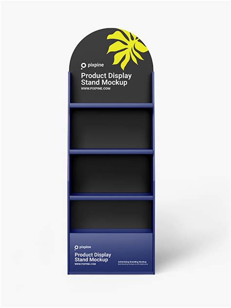 Download Free Display Stand Mockup - Front View PSD Mockup Templates