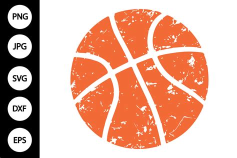 Download Free Distressed Basketball SVG, PNG, DXF Digital Files Include Commercial Use For Crafts