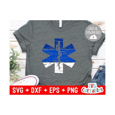Download Free Distressed EMT | Paramedic | SVG Cut File Printable