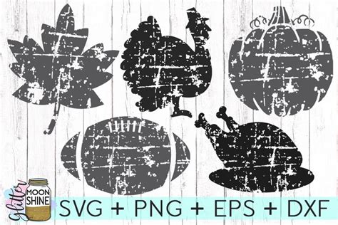 Download Free Distressed Fall Bundle SVG PNG DXF EPS Cutting Files Images