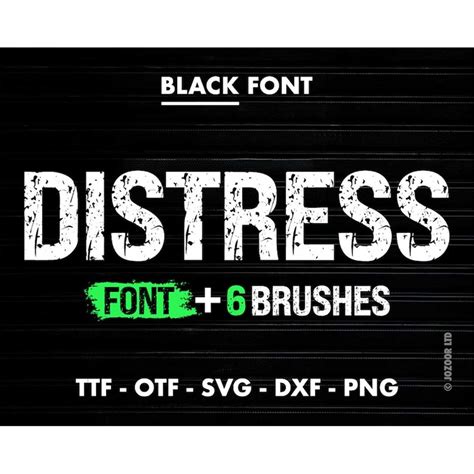 Download Free Distressed Font Files for Cricut