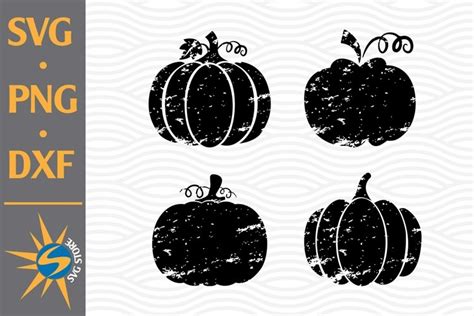 Download Free Distressed Pumpkin SVG, PNG, DXF Digital Files Include DXF Files