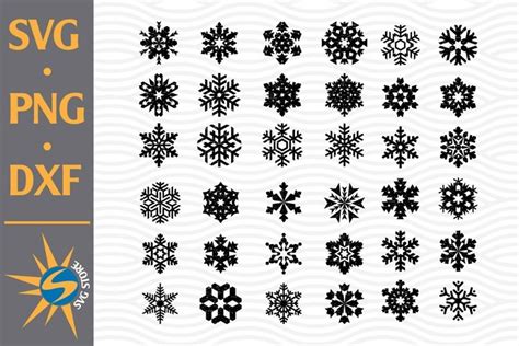 Download Free Distressed Snowflake SVG, PNG, DXF Digital Files Include Commercial Use DXF Files