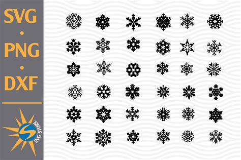 Download Free Distressed Snowflake SVG, PNG, DXF Digital Files Include Cut Files