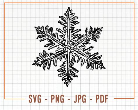 Download Free Distressed Snowflake SVG, PNG, DXF Digital Files Include for Cricut Machine