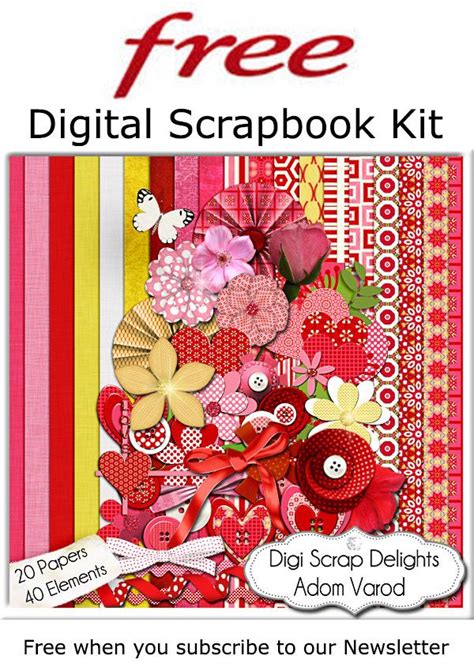 Download Free Divalicious Digital Scrapbook Kit For Crafts