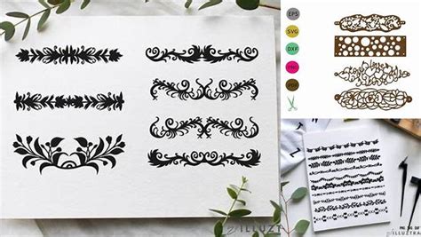 Download Free Divider set SVG Files
