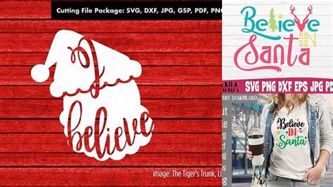 Download Free Do You Believe in Magic - Santa Files DXF Files