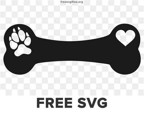 Download Free Dog Bone Gift - SVG File,DXF File Silhouette