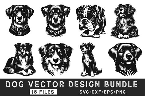 Download Free Dog Bundle, SVG Files, DXF Files, Cuttable Files DXF Files