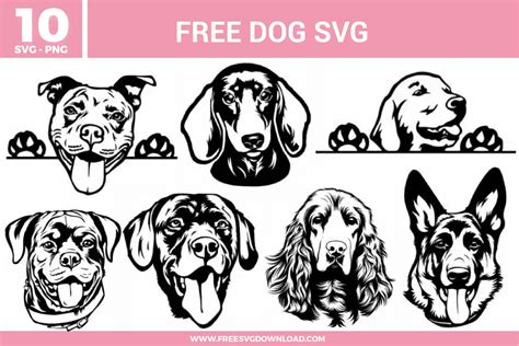 Download Free Dog Bundle, SVG Files, DXF Files, Cuttable Files For Silhouette