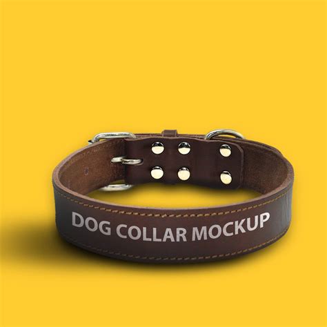 Download Free Dog Collar Mockup PSD Generator